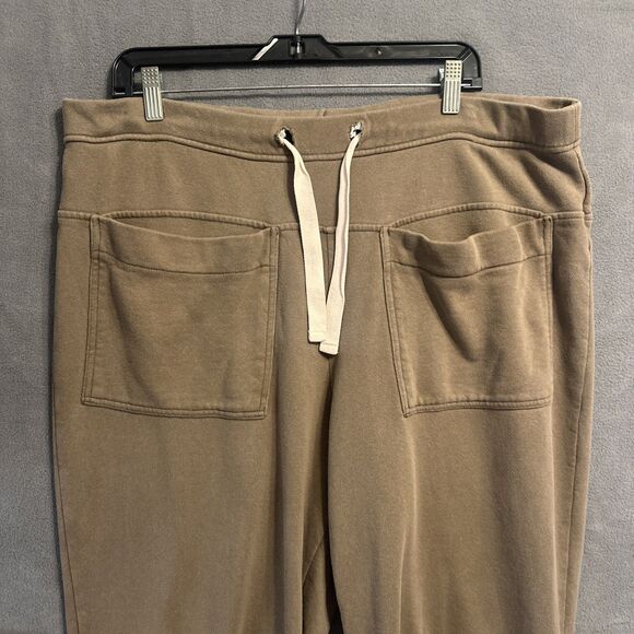 Madewell Cotton-Hemp Relaxed Sweatpants Joggers Pockets Women's XXL Castle Rock - Picture 8 of 13